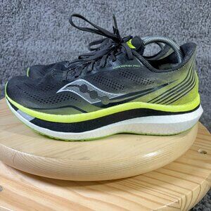 Saucony Endorphin Pro Running Shoe Mens Sz 8.5 Black Citron Gym Training Sneaker